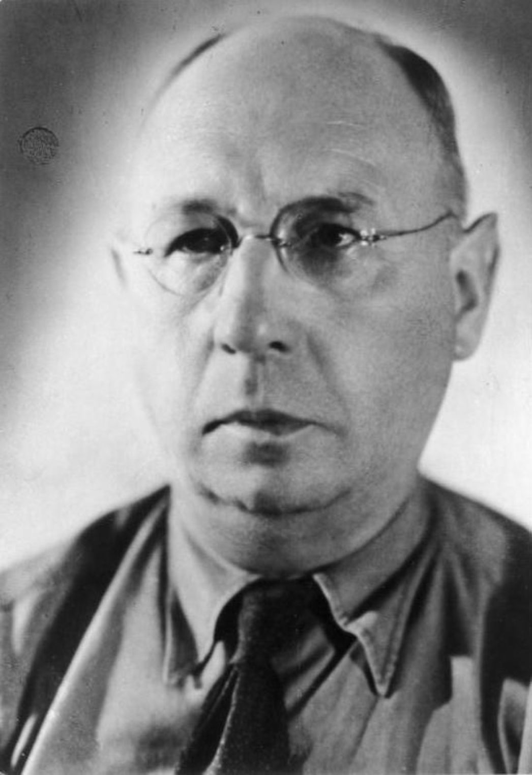 Portrait photograph of Hermann Brill