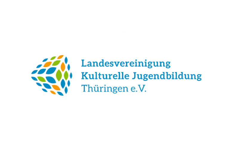 Logo of Landesvereinigung Kulturelle Jugendbildung Thüringen ("State Association for Cultural Youth Education Thuringia")