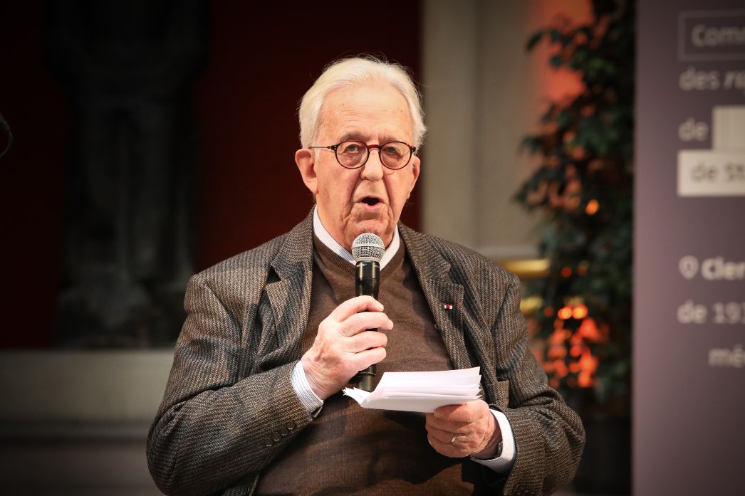 François Amoudruz bei der Gedenkfeier zur Razzia von 1943 im Jahr 2018