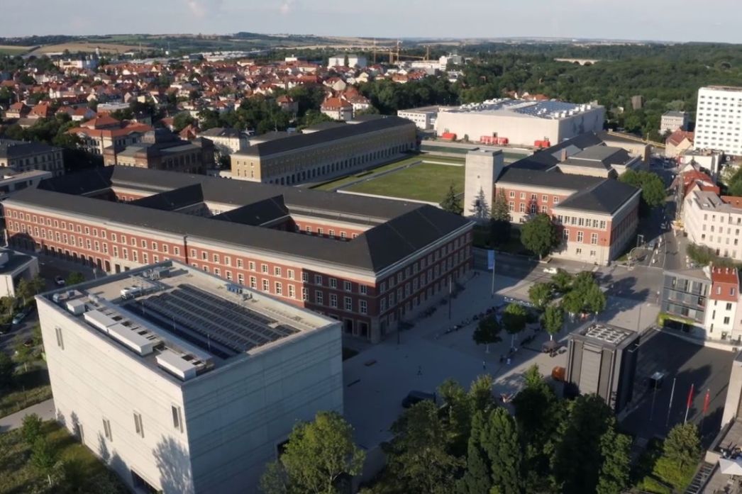 Luftaufnahme Weimar Quartier der Moderne