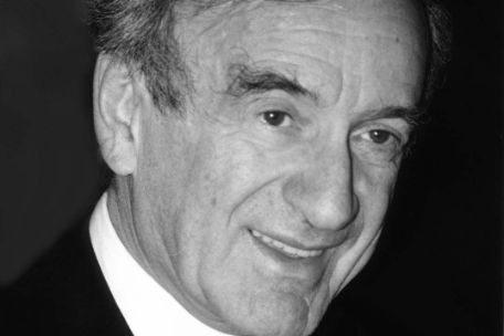 Portrait photograph of Elie Wiesel