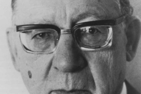 Portrait photograph Eugen Kogon