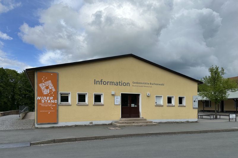 Gebäude der Information der Gedenkstätte Buchenwald